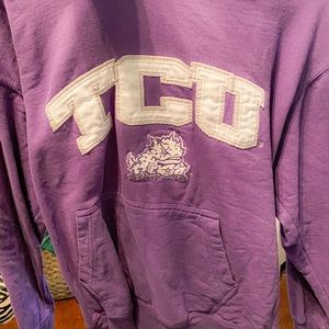 Texas Christian University women’s sweatshirt